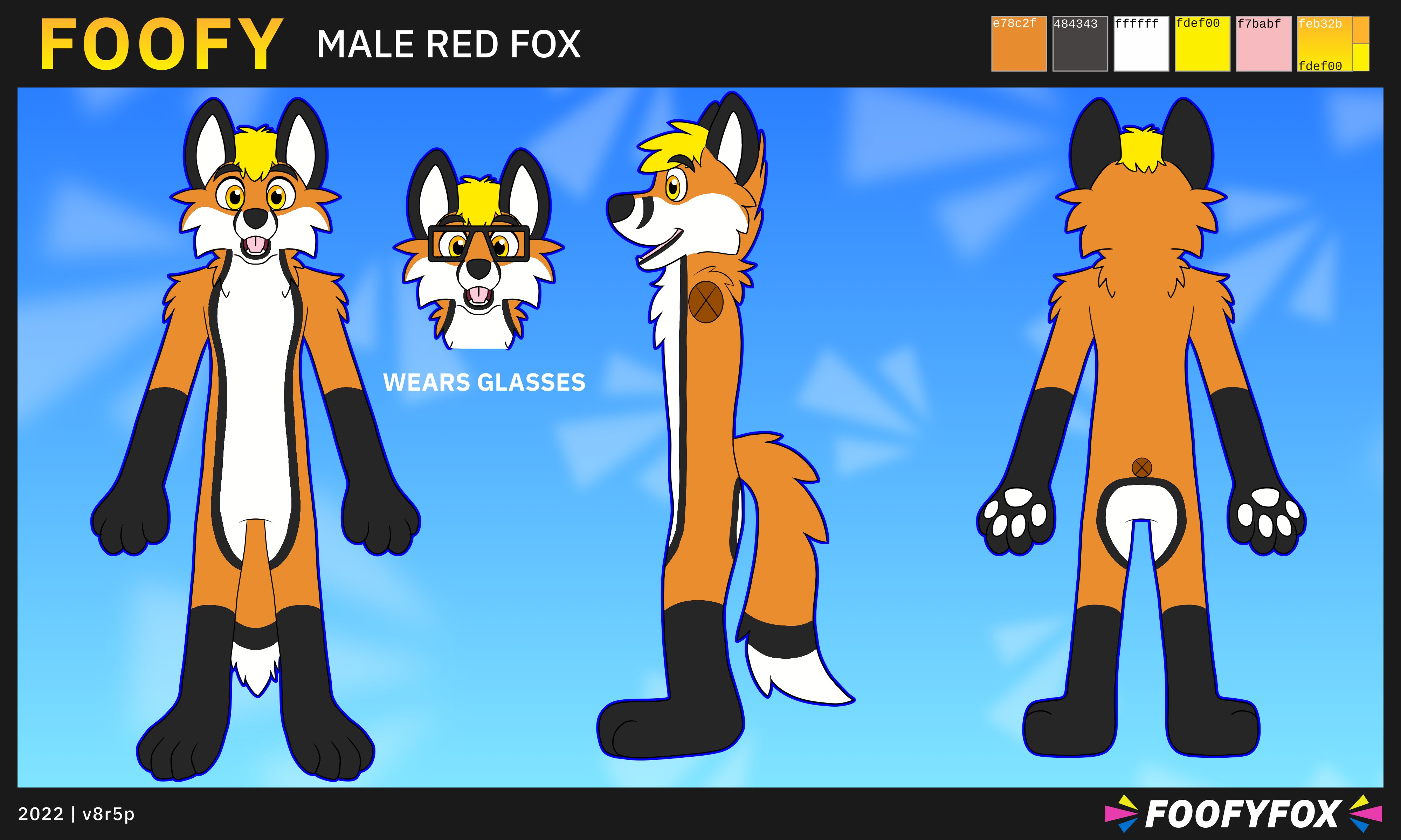 Foofy reference sheet